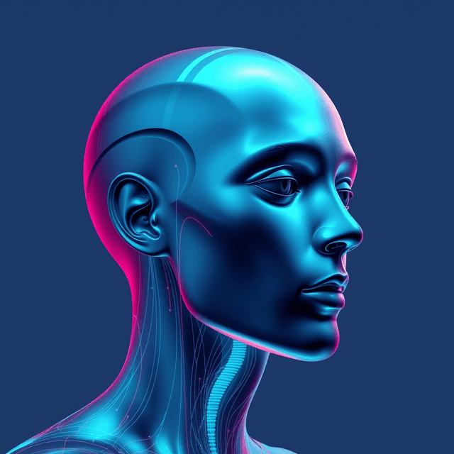 AI vision, segmentation, neural network, Clean editorial illustration with digital decay, smooth gradients interrupted by