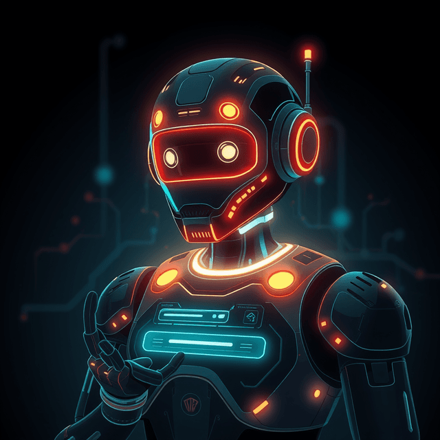 AI chatbot, glowing interface, digital aura, dark moody tones, editorial illustration
