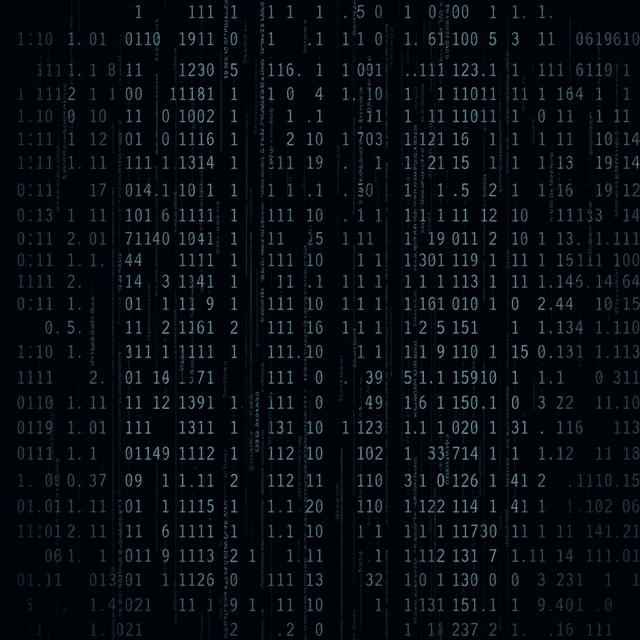 code, binary, abstract template, dark moody tones, editorial illustration