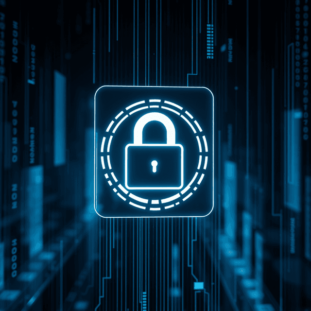 digital ID, verification, data, technology, sharp tech-noir photography style, cool steel blues and white highlights