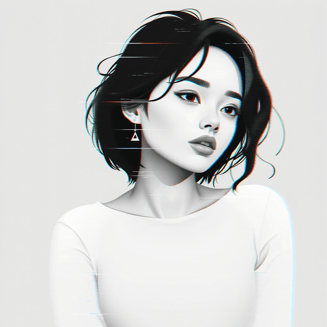 AI, rendering, pixels, digital art, glitch, Clean editorial illustration with digital decay, smooth gradients interrupted