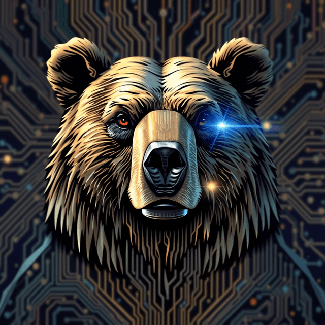 data privacy, circuit board, California bear, cool steel blues, lens flare accents